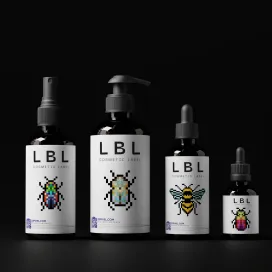 Cosmetic Label Showcasing 11